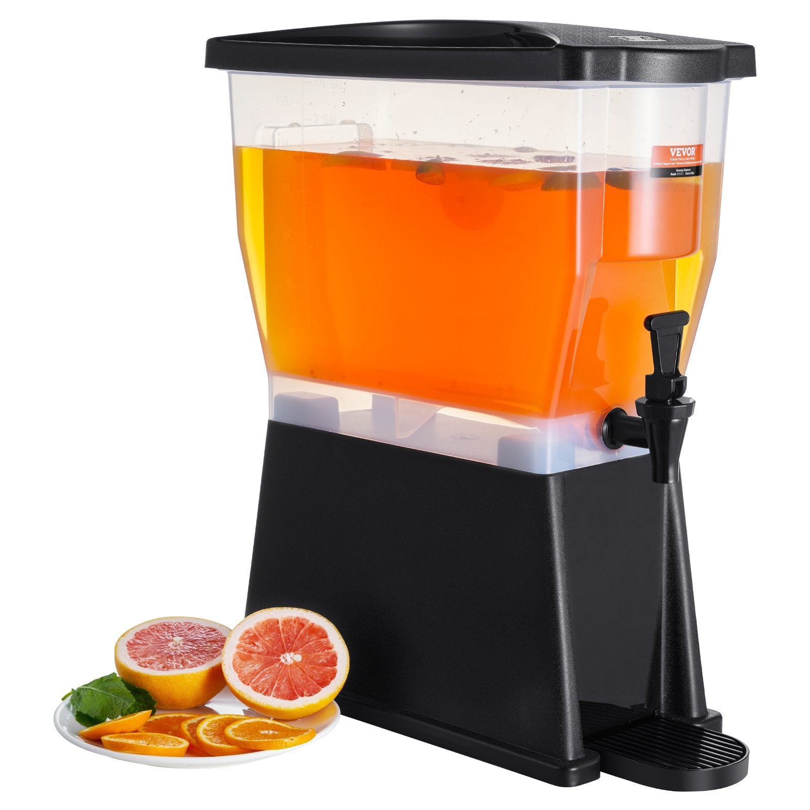 Food Dehydrators: VEVOR Beverage Dispenser, 3 Gallon Drink Dispenser for Parties, Plastic Juice Dispenser with Stand Spigot Lid, Iced Tea Lemonade Juice Water Dispenser, for Restaurants, Hotels, Parties