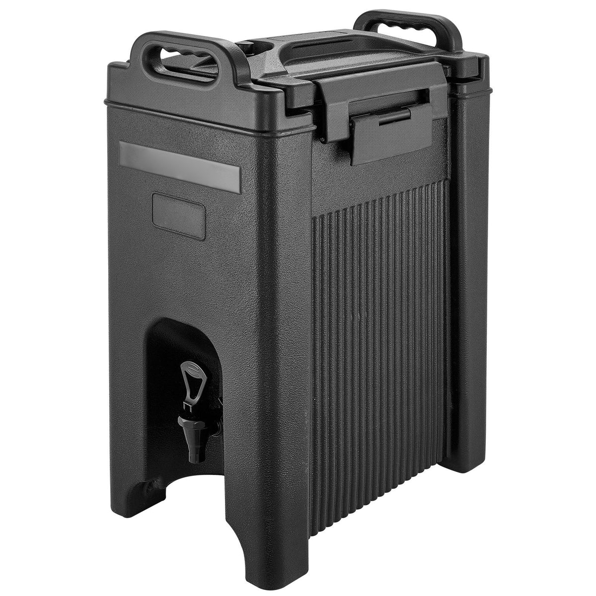 Insulated Beverage Dispenser, 5 Gal/19L Hot and Cold Beverage Server with Spigot & Handle, Food-Grade Thermal Drink Dispenser Cooler for Tea Coffee Water in Cafes & Restaurants, 2 Pack, Black