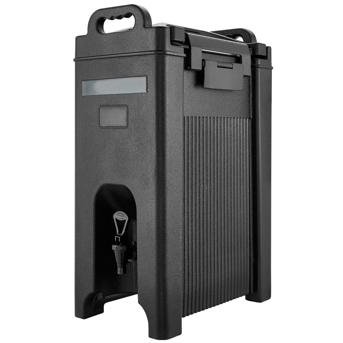 Insulated Beverage Dispenser, 5 Gal/19L Hot and Cold Beverage Server with Spigot & Handle, Food-Grade Thermal Drink Dispenser Cooler for Tea Coffee Water in Cafes & Restaurants, 2 Pack, Black