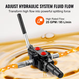 Evaporative Coolers: VEVOR Hydraulic Log Splitter Valve 1 Spool, 25 GPM Hydraulic Directional Control Valve, 3626PSI Hydraulic Loader Valve, Hydraulic Joystick Control Valve for Small Tractors, Loaders, Log Splitter