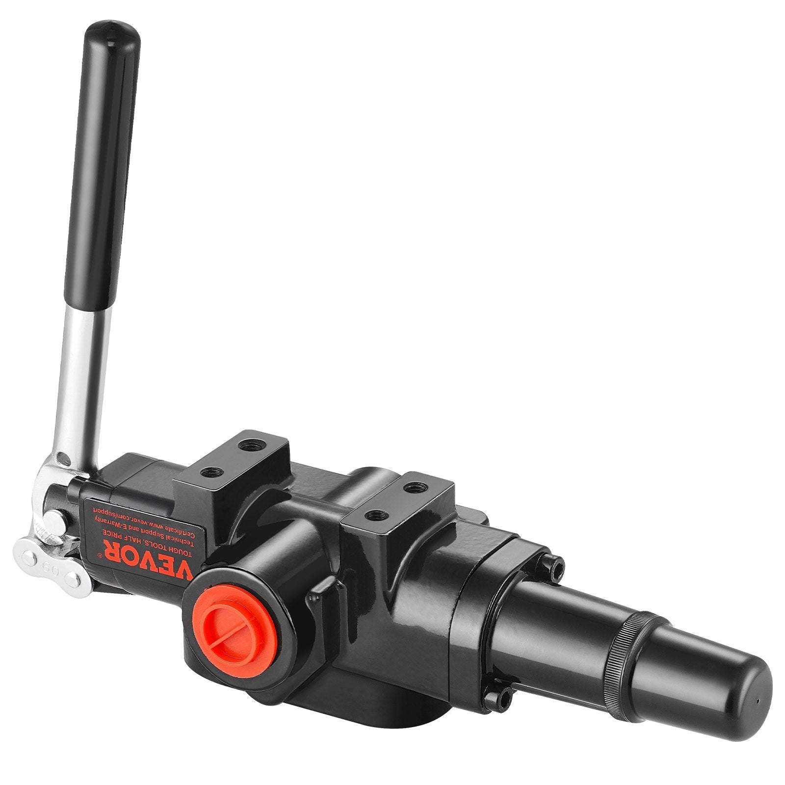 Hydraulic Log Splitter Valve 1 Spool, 25 GPM Hydraulic Directional Control Valve, 3626PSI Hydraulic Loader Valve, Hydraulic Joystick Control Valve for Small Tractors, Loaders, Log Splitter