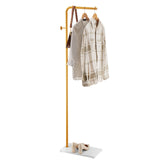 Coat Racks: VEVOR Coat Rack, Freestanding Coats Rack Stand with Quartz Stone Base & 3 Round Hooks, Free Standing Hall Coat Tree for Entryway, Bedroom, Living Room, Stylish Clothes Hanger Stand for Coats, Hat, Bag