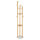Clothing & Wardrobe Storage: VEVOR Coat Rack, Freestanding Coat Rack Stand with Quartz Stone Base & 9 Hooks, Free Standing Hall Coat Tree for Entryway, Bedroom, Office, Living Room, Modern Clothes Hanger for Coat, Hat, Scarf, Bag