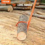 Laminators: VEVOR Cant Hook Tool, 59 in, Heavy Duty Steel Log Roller, Log Lifter Timber Jack for Max 32" Dia Logs, Forestry Logging Tools, Dual Function Log Handler for Rolling and Clamping Logs