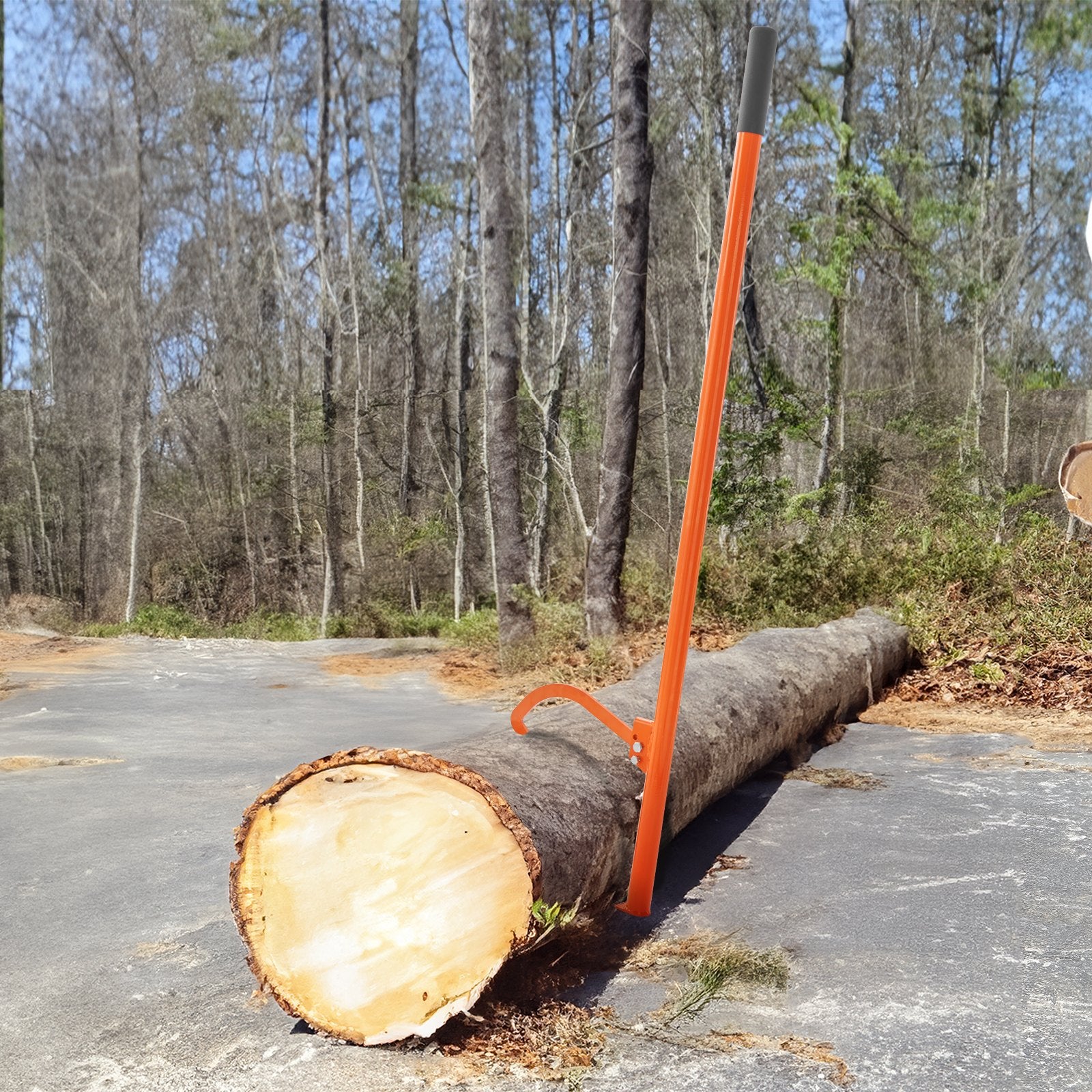 Laminators: VEVOR Cant Hook Tool, 59 in, Heavy Duty Steel Log Roller, Log Lifter Timber Jack for Max 32" Dia Logs, Forestry Logging Tools, Dual Function Log Handler for Rolling and Clamping Logs
