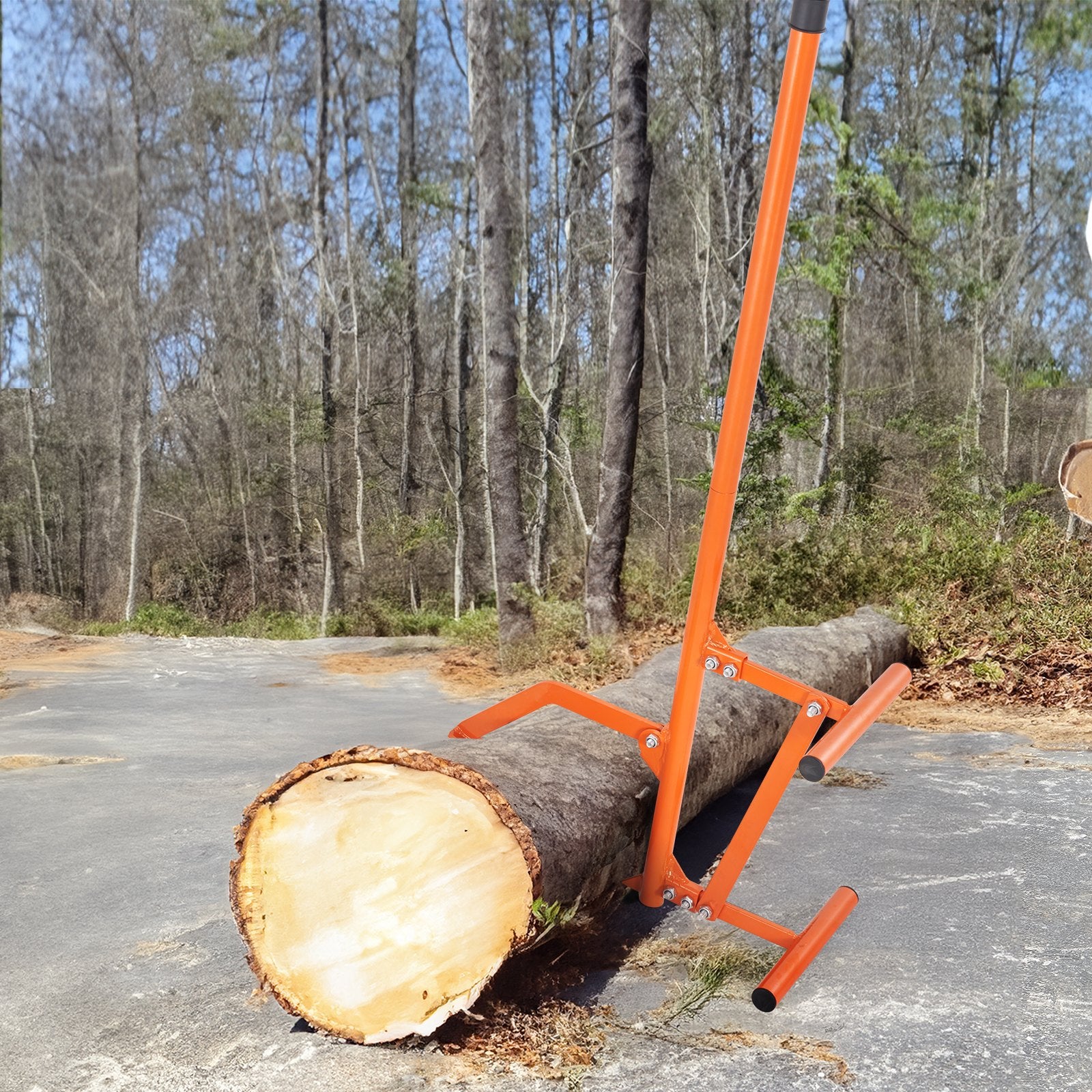 Laminators: VEVOR Timberjack, 46.5 in, Heavy Duty Steel Log Lifter, Log Roller with Adjustable Cant Hook, Logging Tools Log Jack for Logs Ups to 15" Dia, Timber Jack for Rolling Cutting Lifting Logs