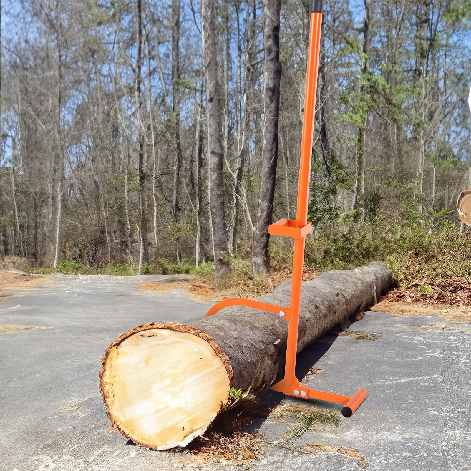 Chainsaws: VEVOR Timberjack, 46.5 in, 4 in 1 Heavy Duty Steel Log Lifter, Multifunctional Log Roller Adjustable Cant Hook, Logging Tools Log Jack, Forestry Multitool for Rolling Cutting Lifting Logs