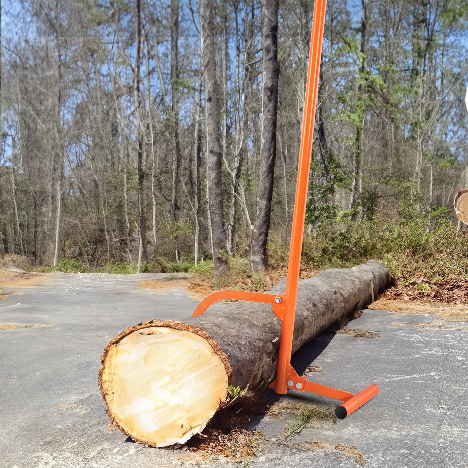 Laminators: VEVOR Timberjack, 48 in, Heavy Duty Log Lifter with Metal Handle, Log Roller with Adjustable Cant Hook, Logging Tools Log Jack for Logs Ups to 15" Dia, Timber Jack for Rolling Cutting Lifting Logs