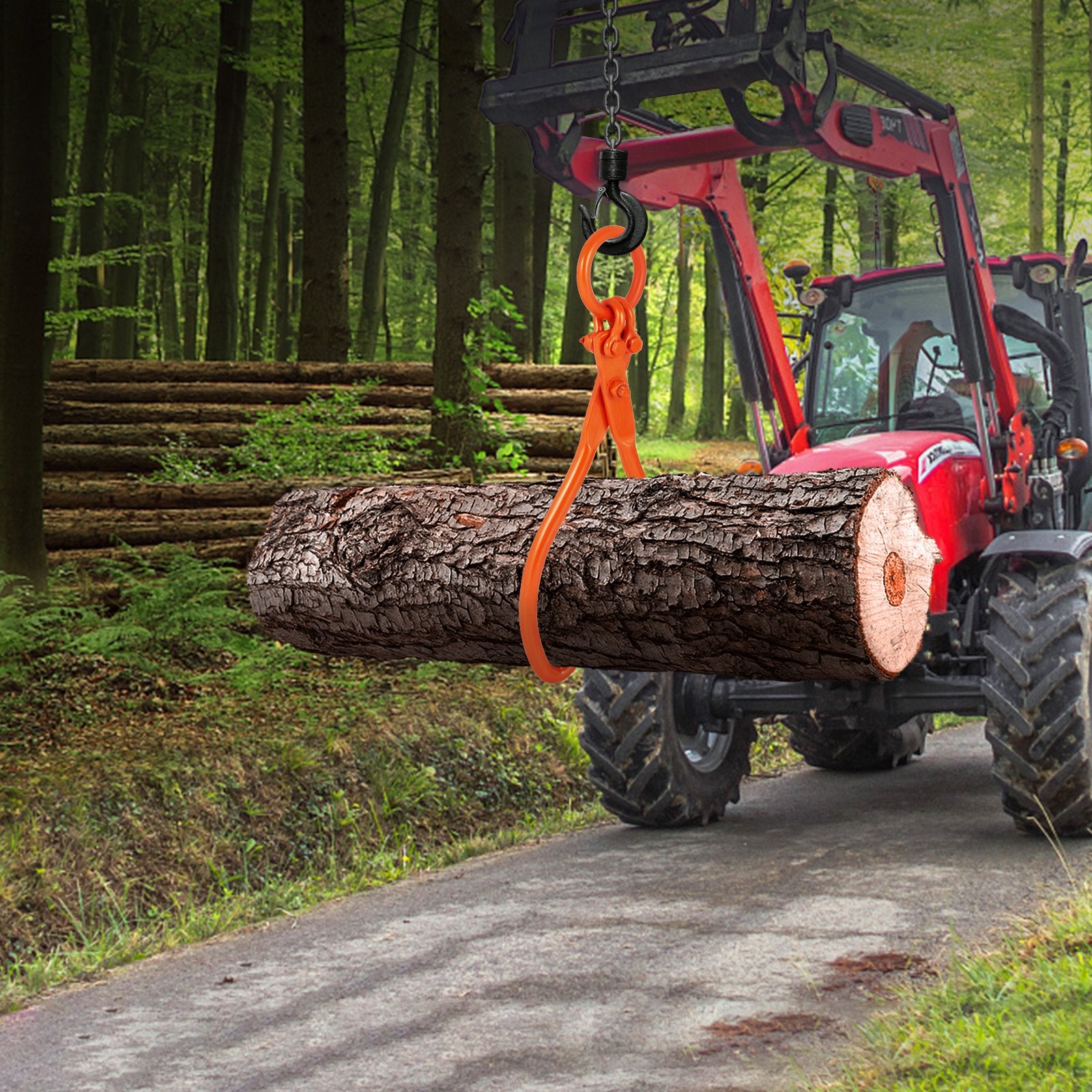 Mobility & Accessibility: VEVOR Log Skidding Tongs, 18 inch 2 Claw Log Lifting Tongs, Heavy Duty Steel Lumber Skidding Tongs, 772 lbs/350 kg Loading Capacity, Log Lifting, Handling, Dragging & Carrying Tool