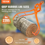Building Materials: VEVOR Timber Claw Hook, 28 inch 4 Claw Log Grapple for Logging Tongs, Swivel Steel Log Lifting Tongs, Eagle Claws Design with 2205 lbs/1000 kg Loading Capacity for Tractors, ATVs, Trucks, Forklifts