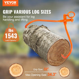 Mobility & Accessibility: VEVOR Log Skidding Tongs, 81.3cm 2 Claw Log Lifting Tongs, Heavy Duty Steel Lumber Skidding Tongs, 700 kg Loading Capacity, Log Lifting, Handling, Dragging & Carrying Tool