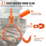 Mobility & Accessibility: VEVOR Log Skidding Tongs, 81.3cm 2 Claw Log Lifting Tongs, Heavy Duty Rotating Steel Lumber Skidding Tongs, 700 kg Loading Capacity, Log Lifting, Handling, Dragging & Carrying Tool