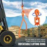 Mobility & Accessibility: VEVOR Log Skidding Tongs, 81.3cm 2 Claw Log Lifting Tongs, Heavy Duty Rotating Steel Lumber Skidding Tongs, 700 kg Loading Capacity, Log Lifting, Handling, Dragging & Carrying Tool