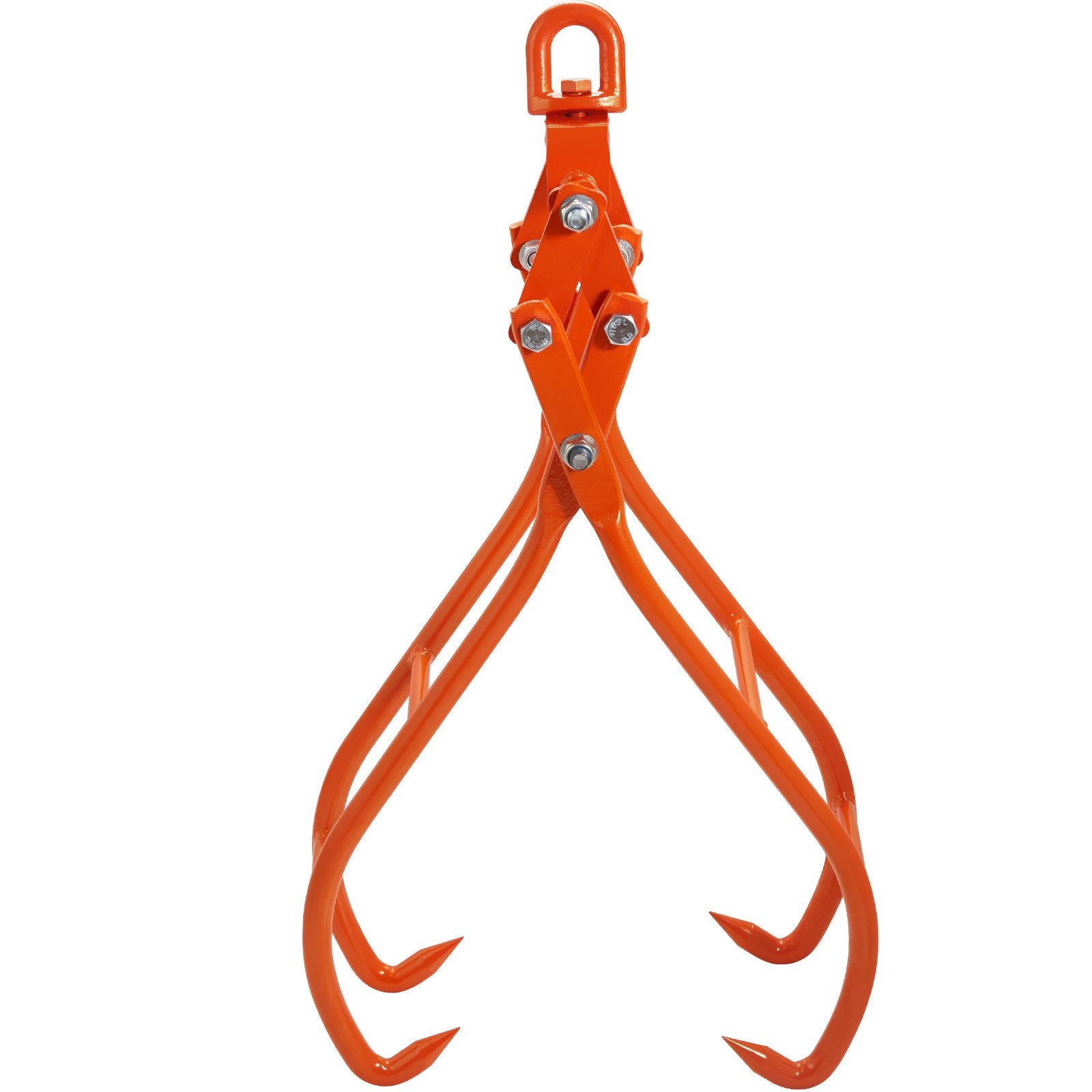 Building Materials: VEVOR Timber Claw Hook, 36 inch 4 Claw Log Grapple for Logging Tongs, Swivel Steel Log Lifting Tongs, Eagle Claws Design with 3307 lbs/1500 kg Loading Capacity for Tractors, ATVs, Trucks, Forklifts