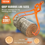 Building Materials: VEVOR Timber Claw Hook, 36 inch 4 Claw Log Grapple for Logging Tongs, Swivel Steel Log Lifting Tongs, Eagle Claws Design with 3307 lbs/1500 kg Loading Capacity for Tractors, ATVs, Trucks, Forklifts