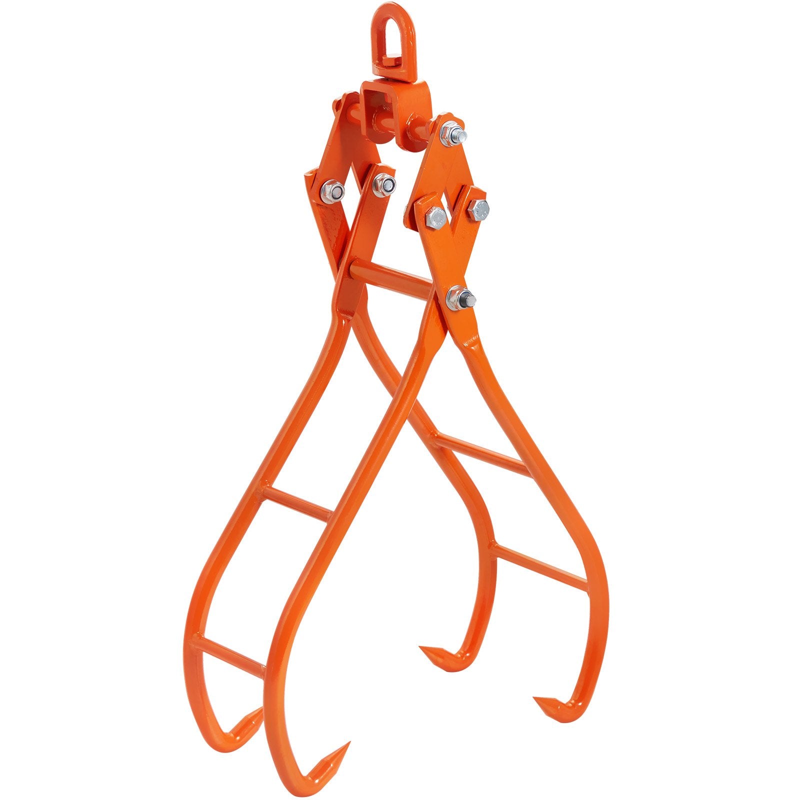 Building Materials: VEVOR Timber Claw Hook, 36 inch 4 Claw Log Grapple for Logging Tongs, Swivel Steel Log Lifting Tongs, Eagle Claws Design with 3307 lbs/1500 kg Loading Capacity for Tractors, ATVs, Trucks, Forklifts