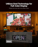 Computer Monitors & Accessories: VEVOR 27x14in Programmable LED Sign Digital Scrolling Display Board P5 Fullcolor
