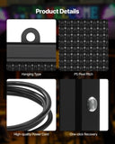 Computer Monitors & Accessories: VEVOR 27x14in Programmable LED Sign Digital Scrolling Display Board P5 Fullcolor