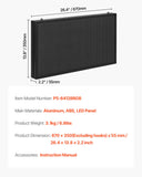 Computer Monitors & Accessories: VEVOR 27x14in Programmable LED Sign Digital Scrolling Display Board P5 Fullcolor