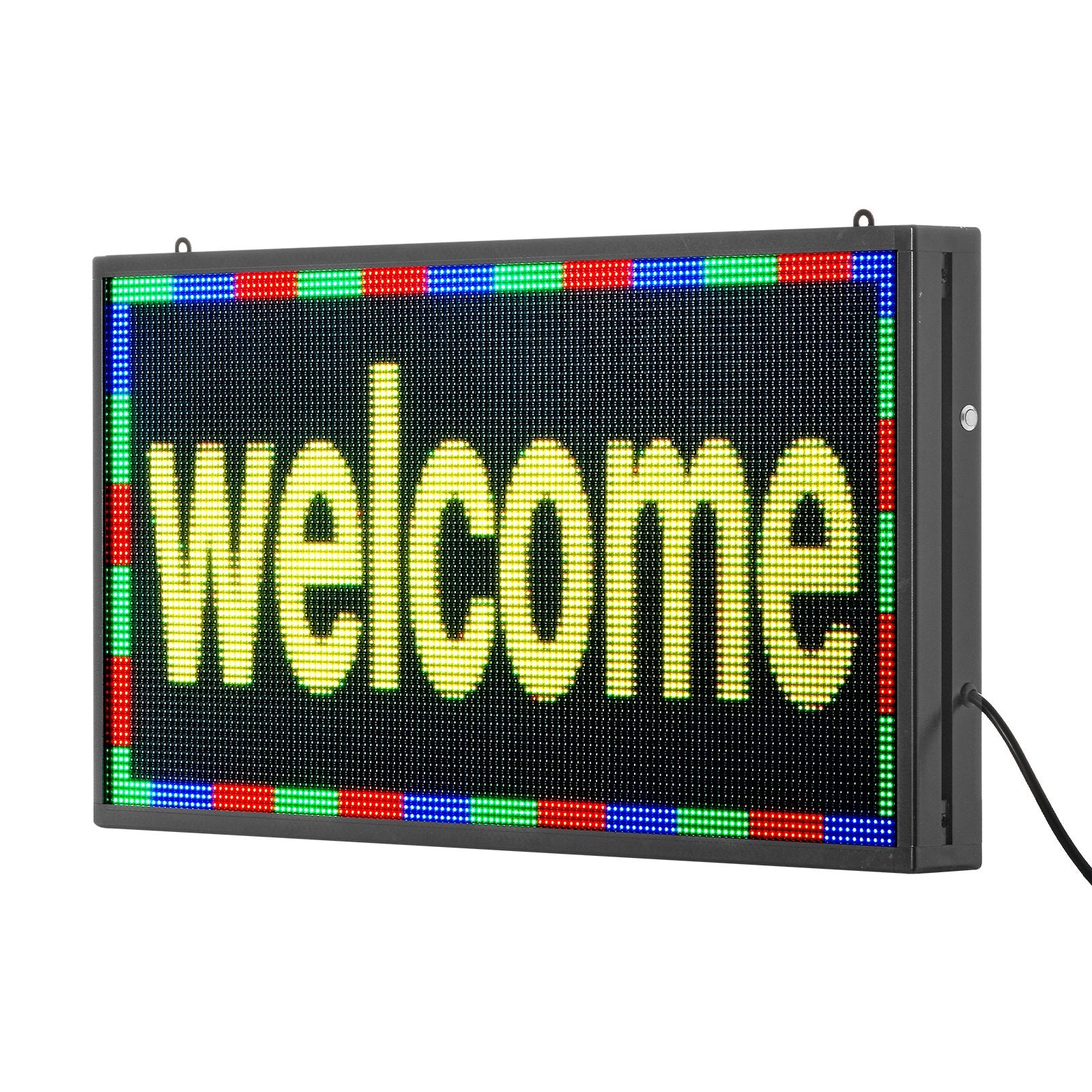 Computer Monitors & Accessories: VEVOR 27x14in Programmable LED Sign Digital Scrolling Display Board P5 Fullcolor