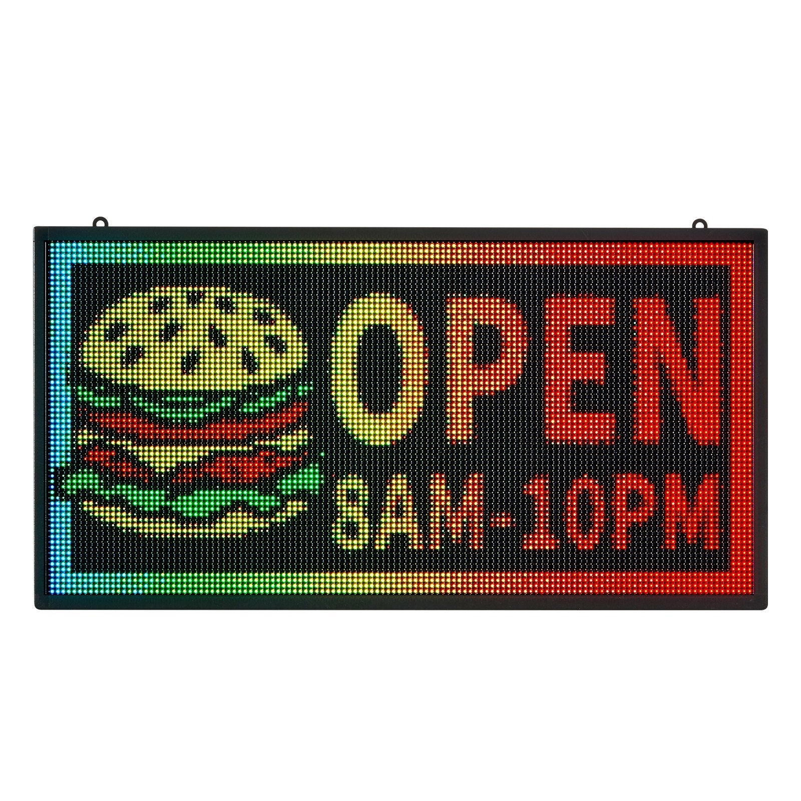 Computer Monitors & Accessories: VEVOR 27x14in Programmable LED Sign Digital Scrolling Display Board P5 Fullcolor