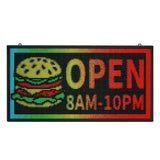 Computer Monitors & Accessories: VEVOR 27x14in Programmable LED Sign Digital Scrolling Display Board P5 Fullcolor