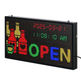 Computer Monitors & Accessories: VEVOR 27x14in Programmable LED Sign Digital Scrolling Display Board P5 Fullcolor