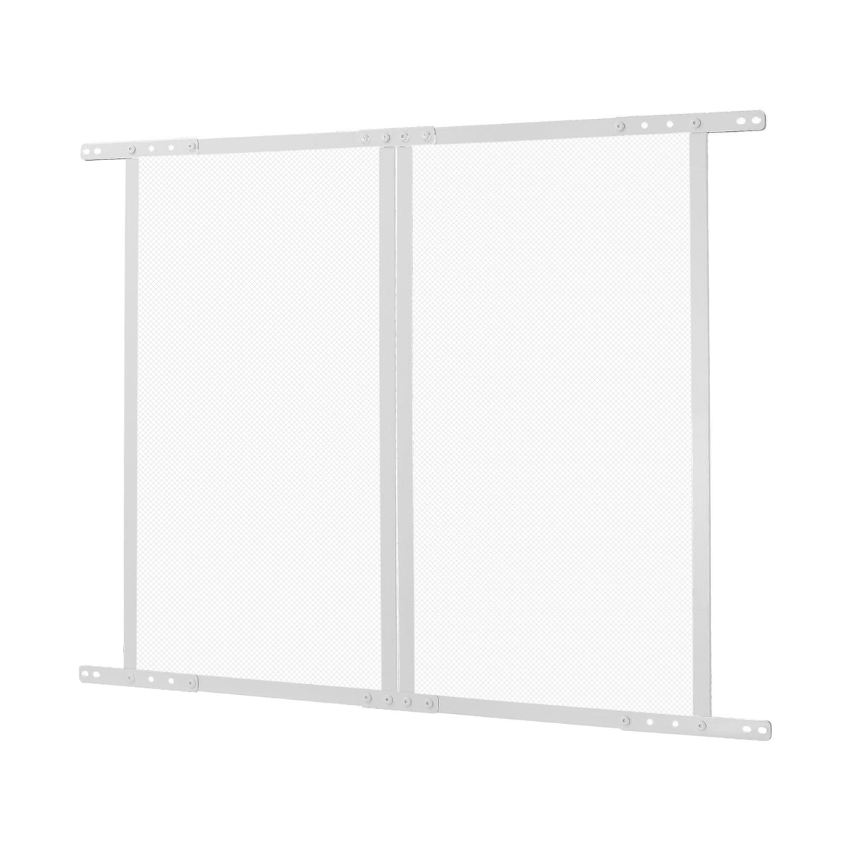 RV Screen Door Protector, 800 x 723.9 mm Door Grille, Easy to Install and Disassemble, Reinforced Breathable Protective Mesh, Aluminum Alloy Camper RV Entry Protector for Pet Protection, White
