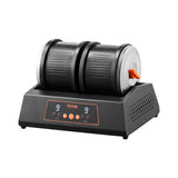 Hand Tools: Rock Tumbler Machine 8 lbs Rock Polishing Kit 9 Speed 9-Day Timer Dual Barrels