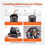 Nail Care: VEVOR Rock Tumbler Kit, 2.5 lbs Rock Polishing Kit, 9 Speed Settings 9-Day Polishing Timer Stone Polishing Kit, Rock Polisher with Rough Gemstones and Polishing Grits, Rock Polisher for Kids Adults