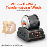 Speciality Appliances: VEVOR Rock Tumbler Machine 4 lbs Rock Polishing Kit 9 Speed 9-Day Timer Steel