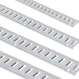 Cross Bar: VEVOR E Track Tie-Down Rail Kit, 24PCS 1524 mm E-Tracks Set Includes 8 Steel Rails & 8 O-Rings & 8 Tie-Offs with D-Ring, Versatile Trailer Securing Accessories for Cargo Motorcycles Bikes, 816 kg Load