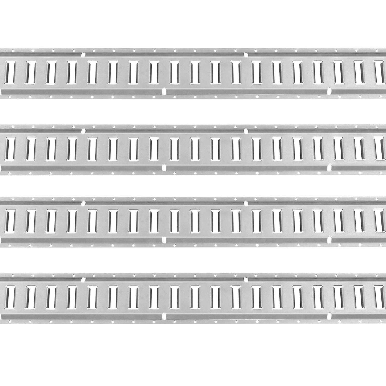 Cross Bar: VEVOR E Track Tie-Down Rail Kit, 24PCS 1524 mm E-Tracks Set Includes 8 Steel Rails & 8 O-Rings & 8 Tie-Offs with D-Ring, Versatile Trailer Securing Accessories for Cargo Motorcycles Bikes, 816 kg Load