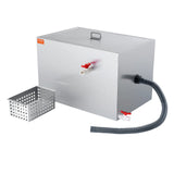 Farm Equipment: VEVOR Commercial Grease Trap, 40 LBS Grease Interceptor, Side Inlet Interceptor, Under Sink Stainless Steel Grease Trap, 10 GPM Waste Water Oil-water Separator, for Restaurant Canteen Home Kitchen
