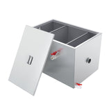 Farm Equipment: VEVOR Commercial Grease Trap, 40 LBS Grease Interceptor, Side Inlet Interceptor, Under Sink Stainless Steel Grease Trap, 10 GPM Waste Water Oil-water Separator, for Restaurant Canteen Home Kitchen