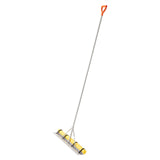 Lawn Rollers: VEVOR Landscape Rake, 914 mm Wide Head 3380 mm Handle, Large Heavy Duty Aluminum Landscaping Leaf Rake Tool, Asphalt Level for Loosening Soil, Garden & Yard, Pond Gravel & Beach Lawn Care, 15.8m Rope