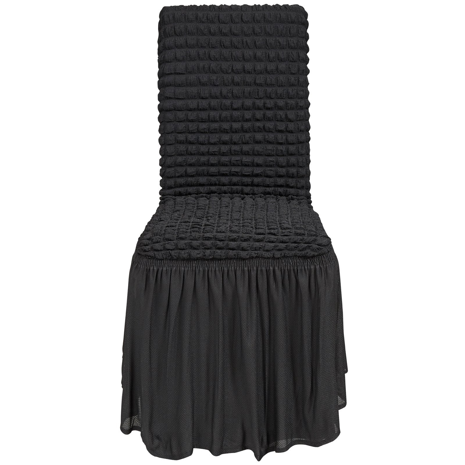 Wedding Favours: VEVOR Stretch Spandex Folding Chair Covers, Universal Fitted Chair Cover with Skirt, Removable Washable Protective Slipcovers, for Wedding, Holiday, Banquet, Party, Celebration, Dining (4 PCS Black)