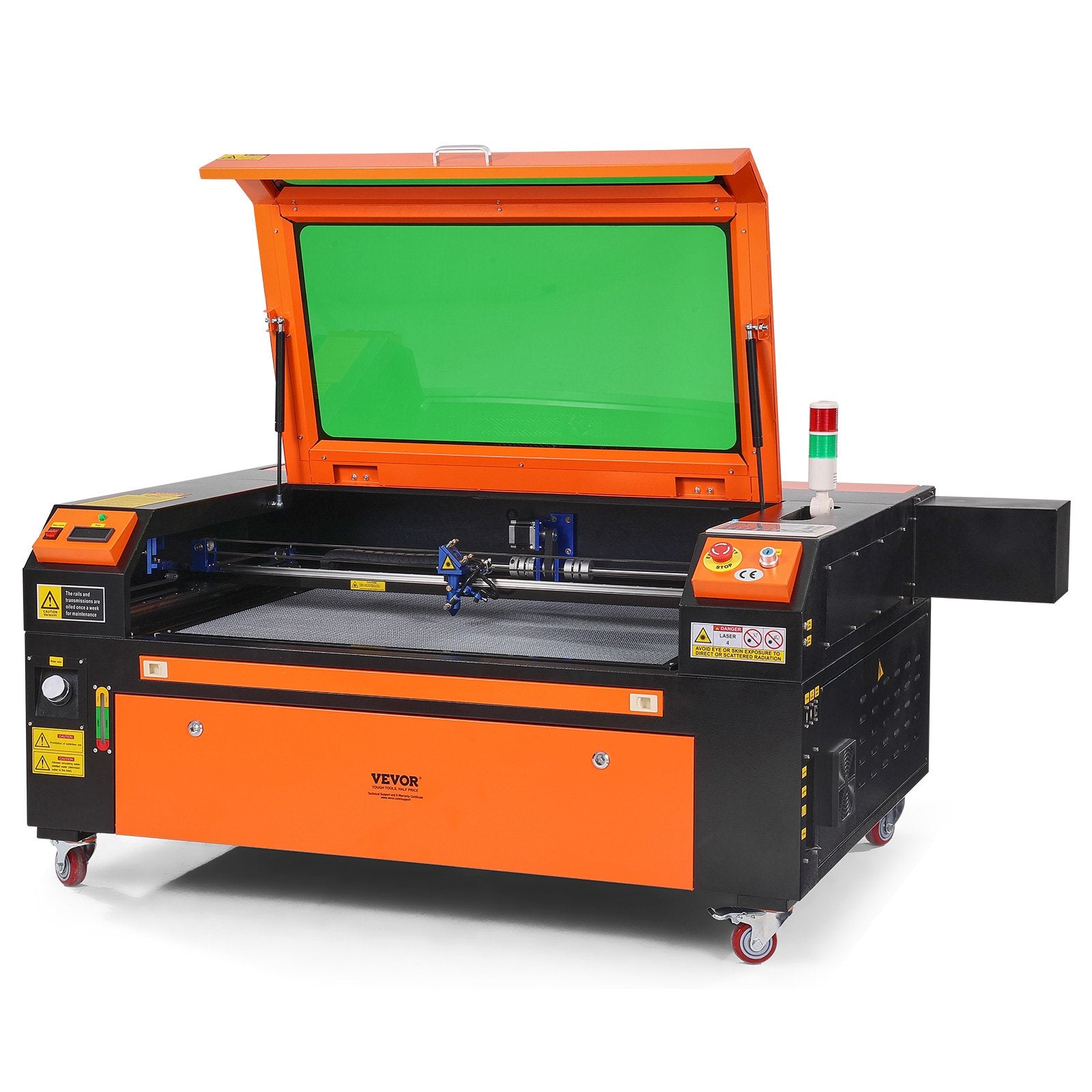 Desks: VEVOR 100W CO2 Laser Engraver Engraving Carving Print Machine 600x900 mm Workbed