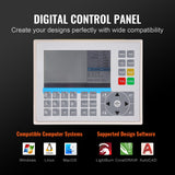 Desks: VEVOR 100W CO2 Laser Engraver Engraving Carving Print Machine 600x900 mm Workbed