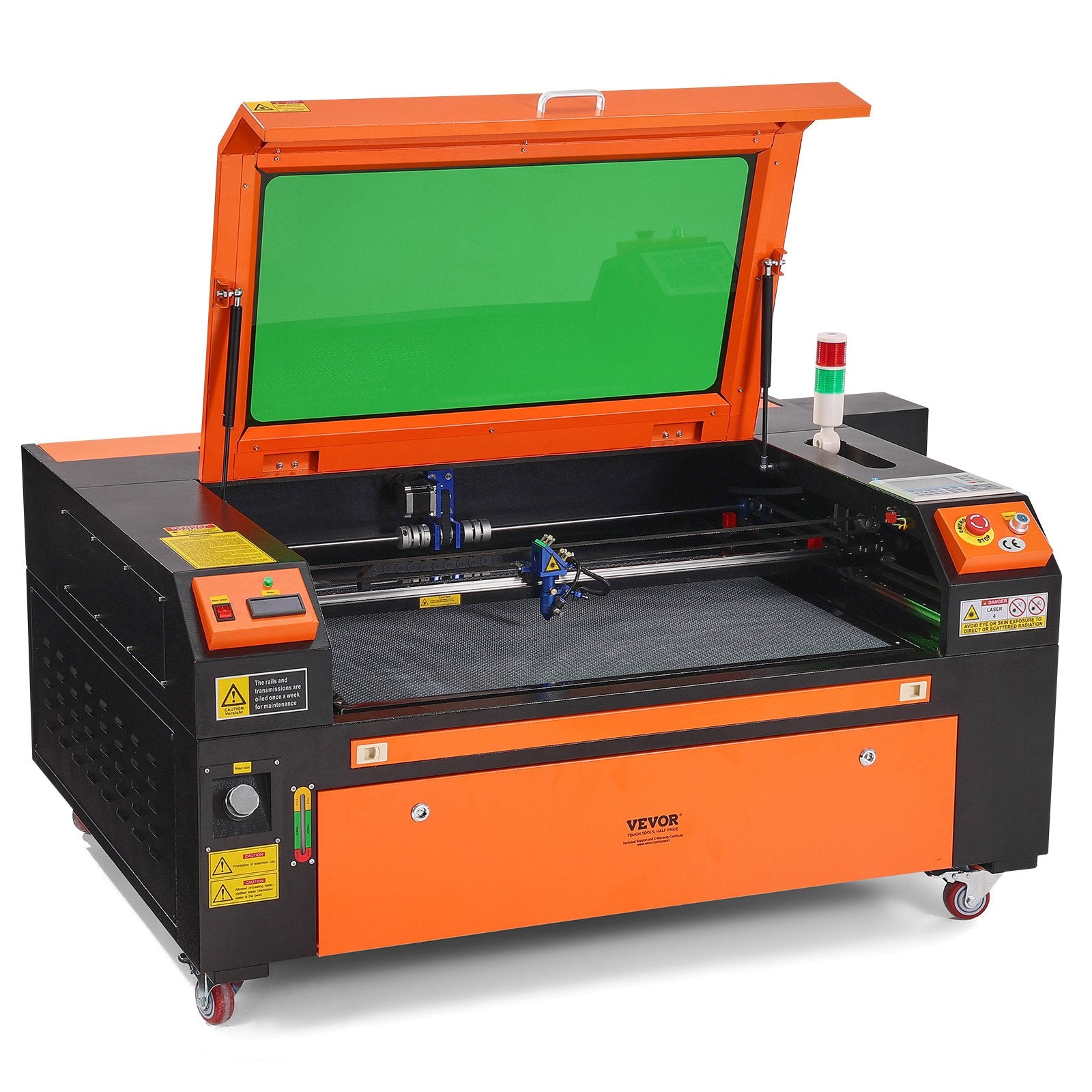 Desks: VEVOR 100W CO2 Laser Engraver Engraving Carving Print Machine 600x900 mm Workbed