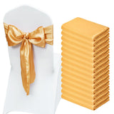 Dining Set: VEVOR Stretch Spandex Chair Sashes Bows, Chair Slipcover and Stretch Chair Sash, Elastic Chair Bands, Fitting Wedding, Holiday, Banquet, Party, Celebration Chair Decoration (50 PCS Gold)