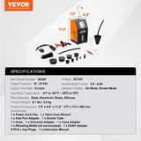 Power & Electrical Supplies: VEVOR Automotive Smoke Machine Leak Detector, EVAP Vacuum Fuel Leak Tester with Built-in Air Pump, Pressure Gauge & Flow Meter, 2-Mode Vacuum Pipe Fuel Diagnostic Detector for 12V Cars Trucks Boats