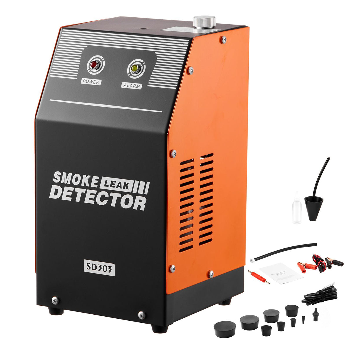 Automotive Smoke Machine Leak Detector, EVAP Smoke Machine Leak Tester with Built-in Air Pump, Dual-Mode Vacuum Pipeline Fuel Diagnostic Detector for DC12V Cars, Motorcycles, Trucks, Boats, ATVs