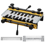 Hand Tools: VEVOR Dovetail Jig, 310 mm Width, Dove Tailing Router Jigs with 4 Router Bits & 6 Templates, Precise Alignment Dove Tail Jig, Mortise and Tenon Woodworking Tools for Furniture & Wood Cabinet Making