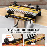 Sanding Accessories: VEVOR Dovetail Jig, 310 mm Width, Dove Tailing Router Jigs with Router Bit & 1/2” Template, Precise Alignment Dove Tail Jig, Mortise and Tenon Jig Woodworking Tools for Furniture & Wood Cabinet Making