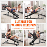 Exercise Benches: VEVOR Weight Bench Adjustable Situp Incline Bench for Home Gym Strength Training