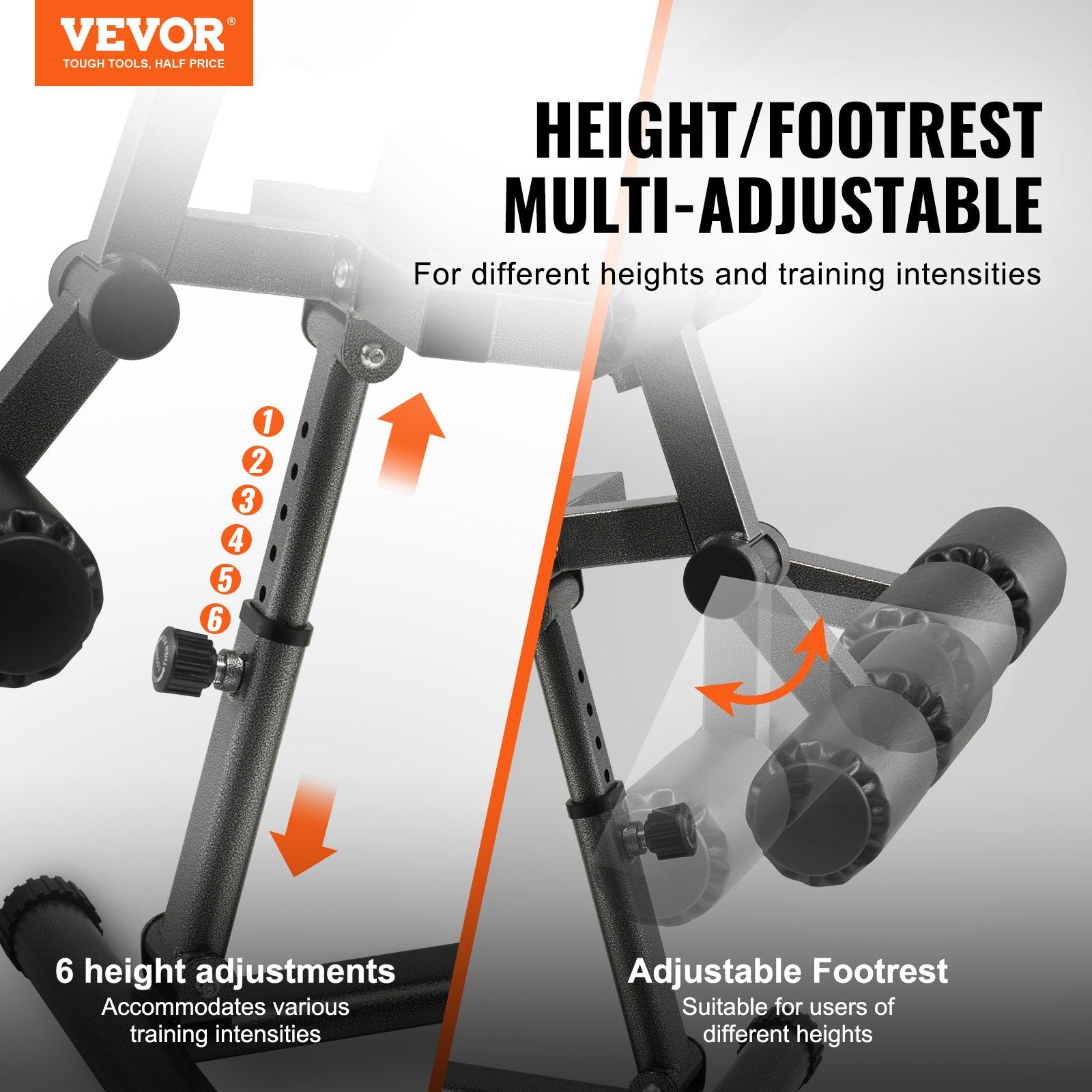 Exercise Benches: VEVOR Weight Bench Adjustable Situp Incline Bench for Home Gym Strength Training