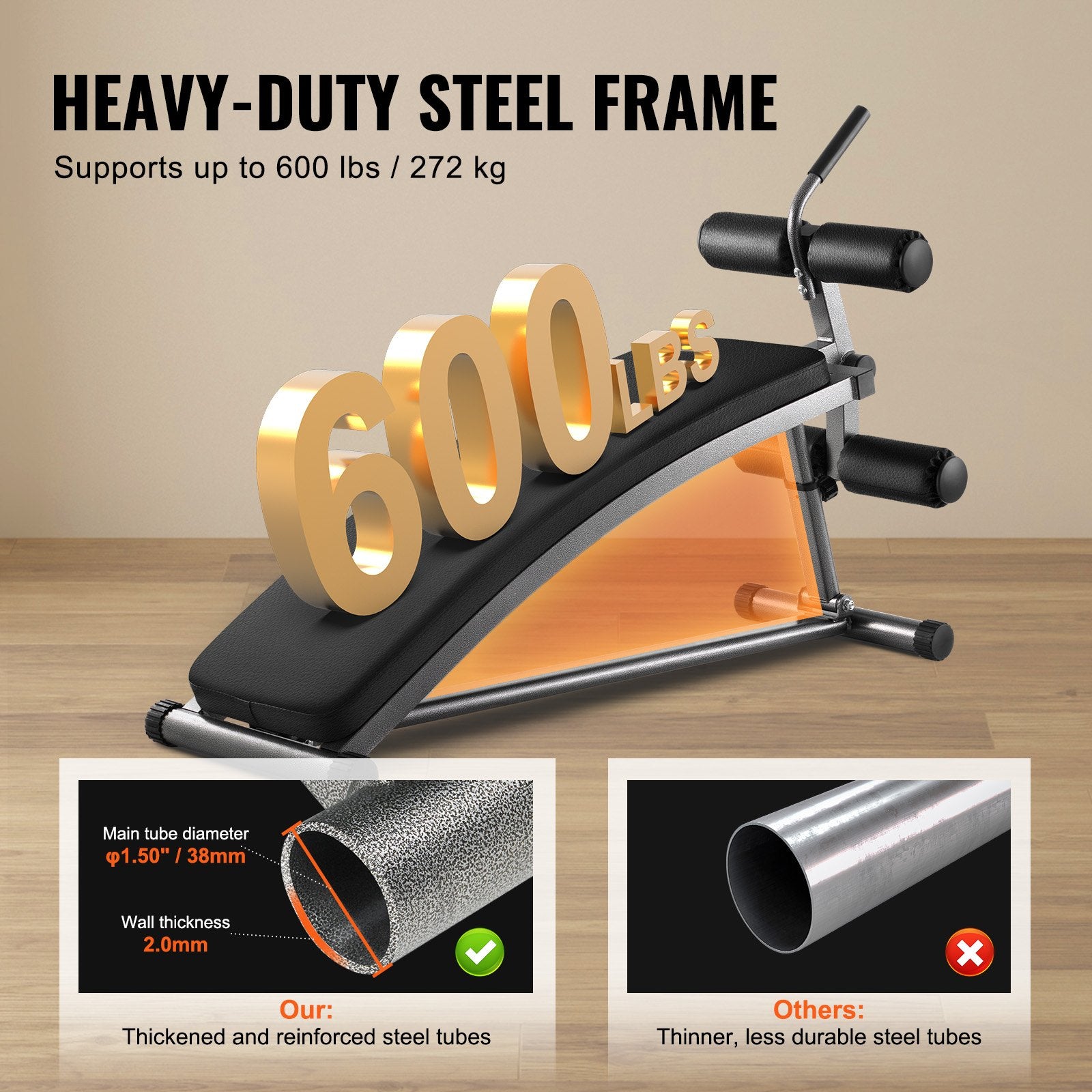 Exercise Benches: VEVOR Weight Bench Adjustable Situp Incline Bench for Home Gym Strength Training