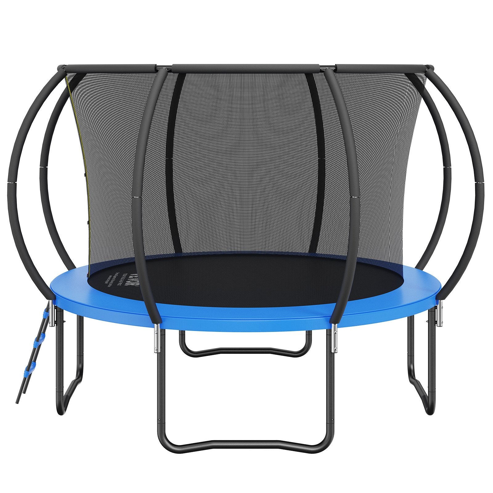 Trampolines & Accessories: VEVOR 10FT Trampoline, 330 lbs Trampoline with Enclosure Net, Ladder, and Curved Pole, Heavy Duty Trampoline with Jumping Mat and Spring Cover Padding, Outdoor Recreational Trampolines for Kids Adults