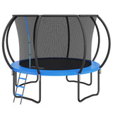 Trampolines & Accessories: VEVOR 10FT Trampoline, 330 lbs Trampoline with Enclosure Net, Ladder, and Curved Pole, Heavy Duty Trampoline with Jumping Mat and Spring Cover Padding, Outdoor Recreational Trampolines for Kids Adults